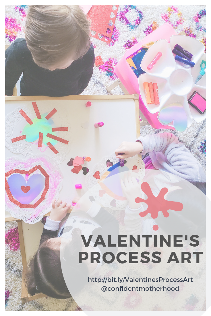 Valentine’s Process Art