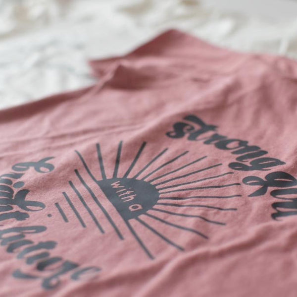 Strong Girl with a Bright Future Kids Tee