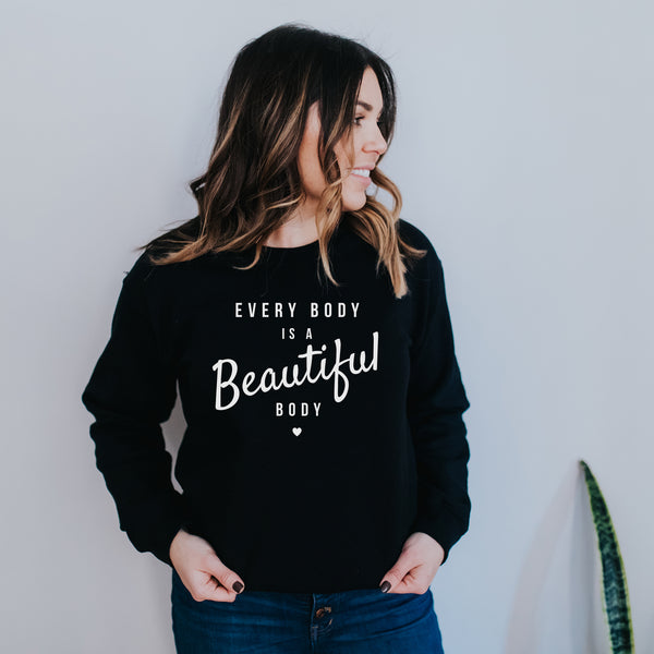 Every Body is a Beautiful Body Adult Long Sleeve Tee