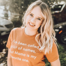 Load image into Gallery viewer, Mama is My Favorite Name Tee