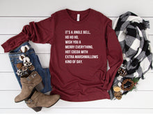 Load image into Gallery viewer, Jingle Bell, Merry Everything Kind of Day Adult Tee