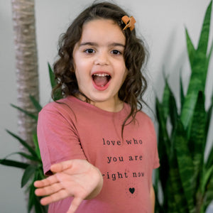 Love Who You Are Kids Tee